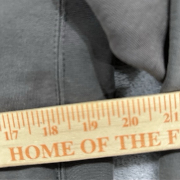 American Giant Hoodie Mens M Gray Full Zip Sweatshirt Cotton Heavy USA Made Y2K - Picture 9 of 11